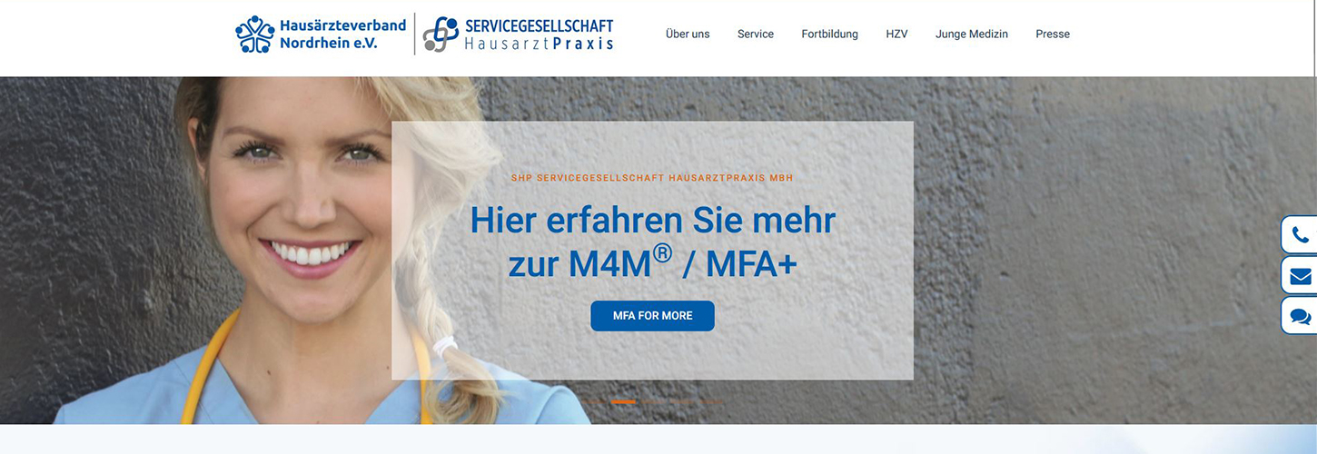 Website Relaunch für den Hausärzteverband Nordrhein